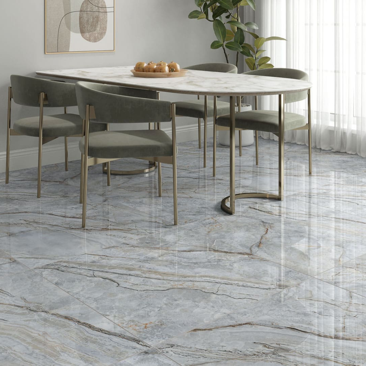 PISO SANTORINI RT POLIDO FORMIGRES - Imagem 2