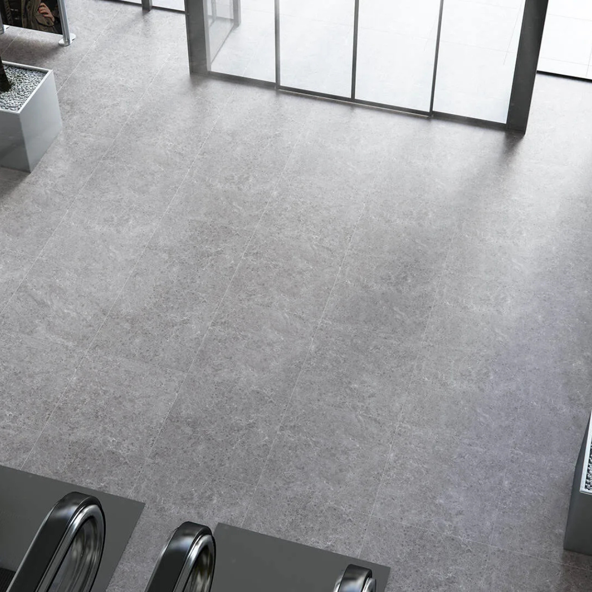 PORCELANATO LOMBARDIA GREY VILLAGRES 108X108 - Imagem 2